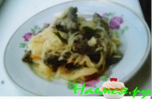 Телятинка с капустой квашенной