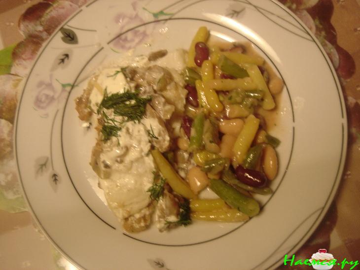 Жареная зубатка