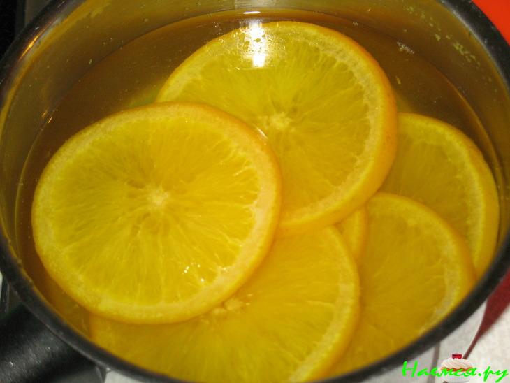 Торт с малиной и глазированными апельсинами «Солнышко для Иришки»