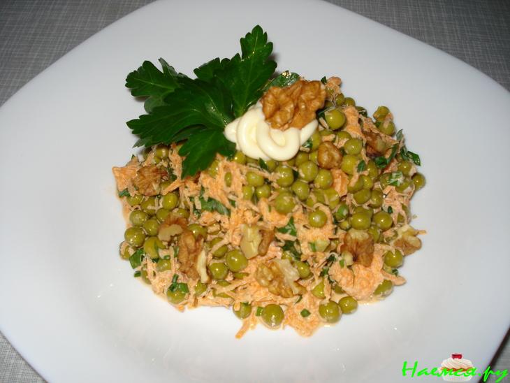 Морковь на горошине