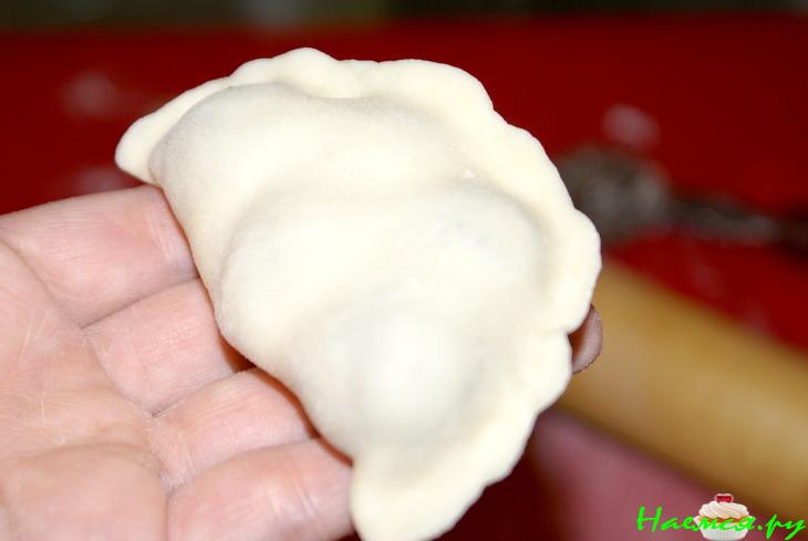 Вареники с вишней на кефире