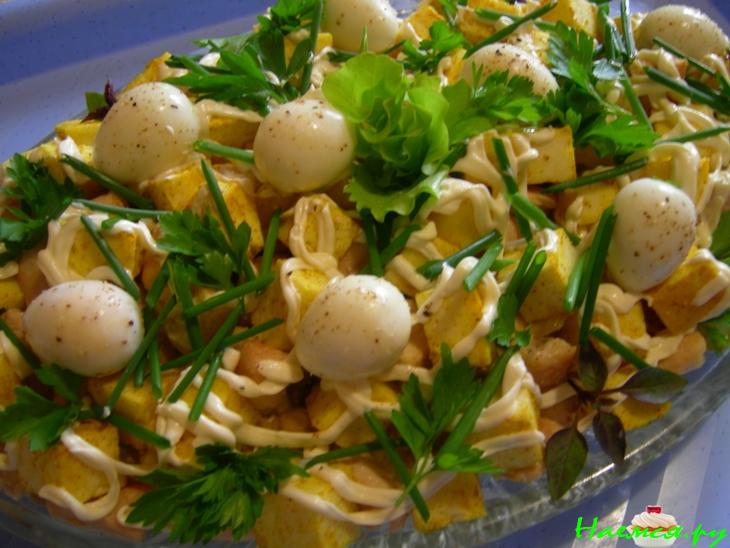 Салат "Наша Ряба"