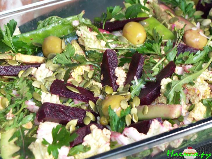 Салат Полезно-Вкусный (овощной)