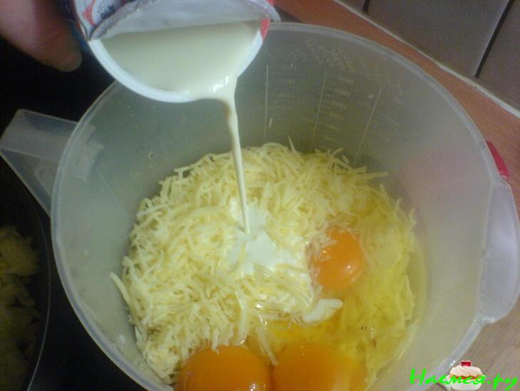 Луковый пирог с окороком