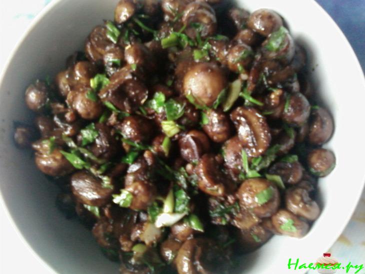 Острая закуска из шампиньонов