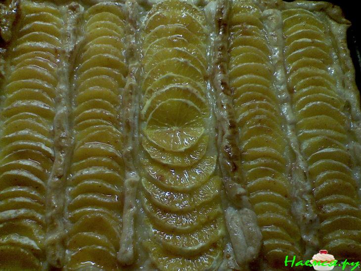 "Цитрусовый рай" (слоёный пирожок) "Цитрусовый рай" (слоёный пирожок)