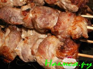 Шашлык из свинины в маринаде