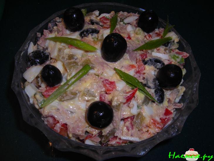 Салат из туны в масле