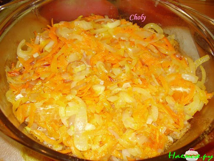 Морской язык с мандаринами