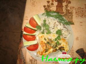 Рыбные конвертики с креветками