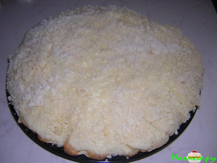 Манник с творожно-фруктовой начинкой