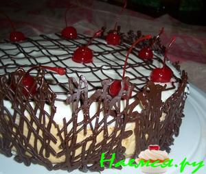 Творожный торт с грушами Творожный торт с грушами