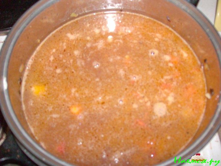 Лагман со спагетти