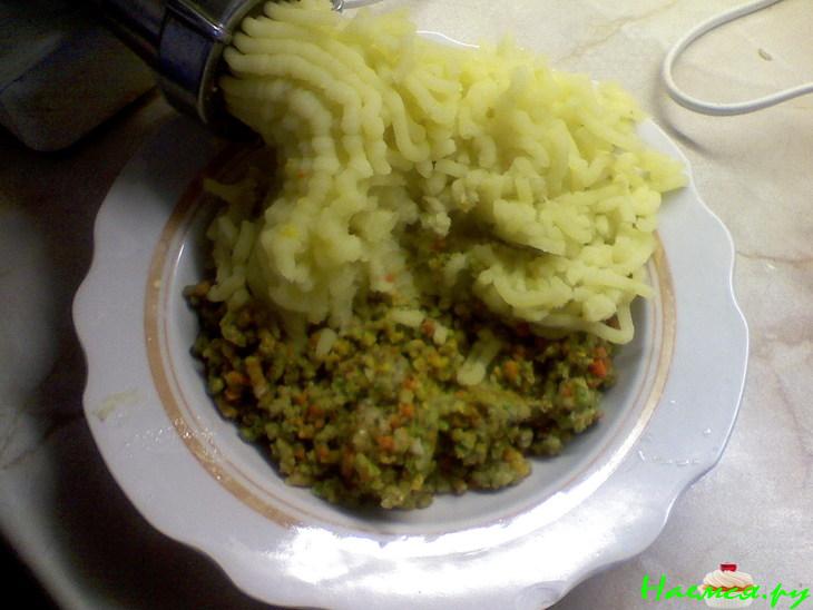 "Печёночное суфле с овощами"