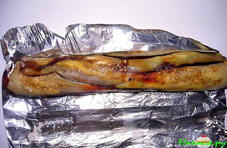 Роллы из баклажана