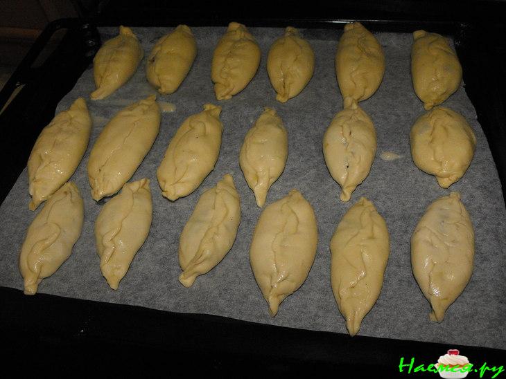 Пирожки с баклажанами