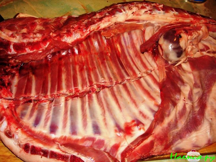 Бараньи ребрышки с фасолью