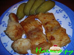 Морской язык обжаренный в кляре