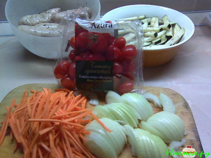 Баклажаны в карамели или необычный гарнир к обычным колбаскам!