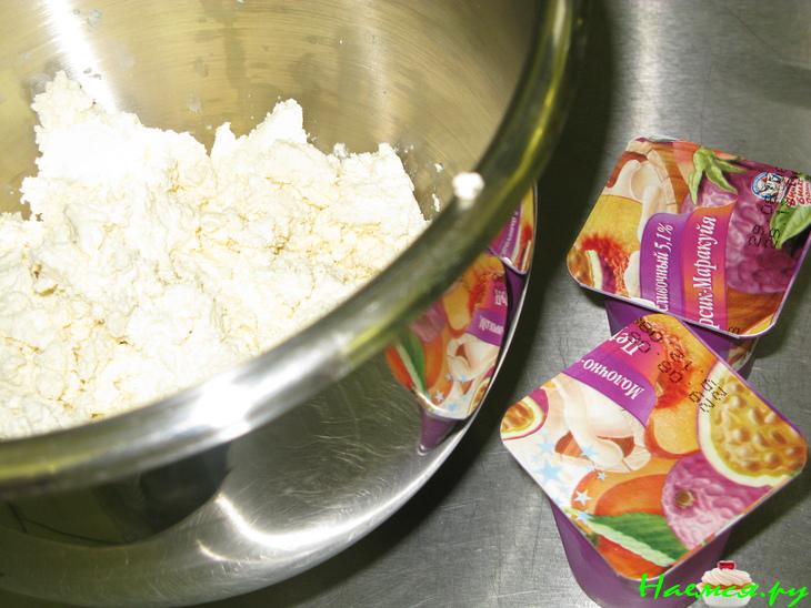 Торт 'Творожно-персиковый со вкусом маракуйи' Торт 'Творожно-персиковый со вкусом маракуйи'