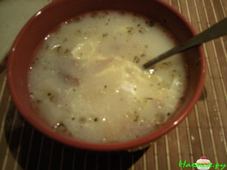 Сырный суп "Куриный бульончик"