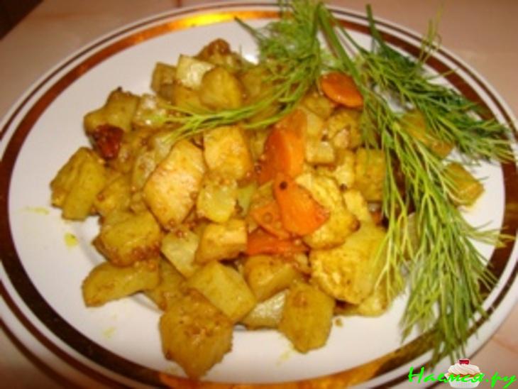 Печеный сельдерей