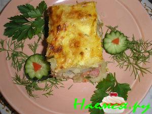 Картофельная запеканка "Остатки сладки" (вариант)