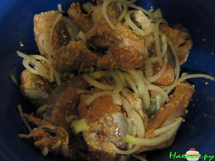 Рыба в маринаде пряная