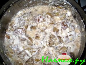 Баклажан в сметане