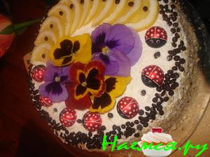 Торт "Мишель" бисквитный с курдом