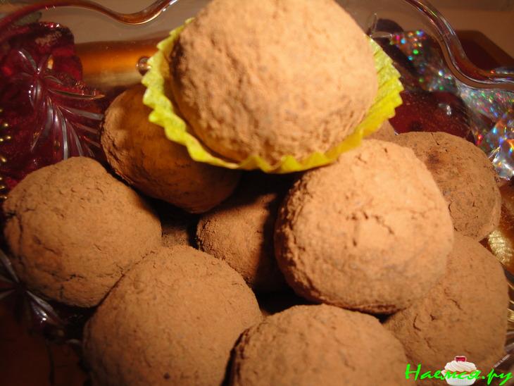 Миндально-шоколадные конфеты