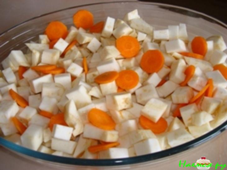 Печеный сельдерей