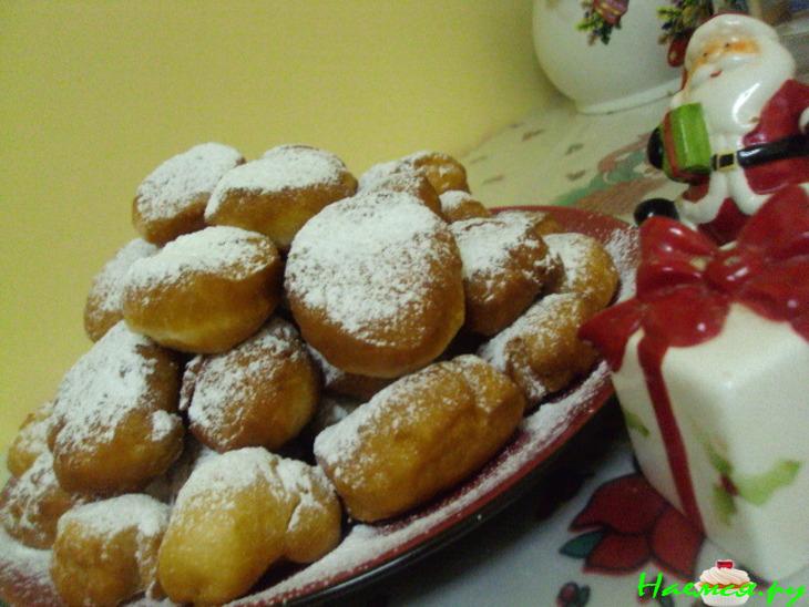 Постные дрожжевые пончики