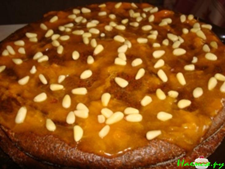 Маковый пирог-торт с творожной прослойкой