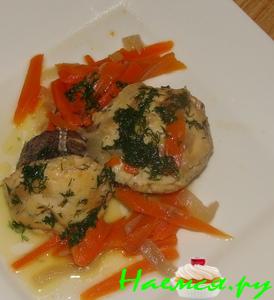 Фаршированная рыба (треска)