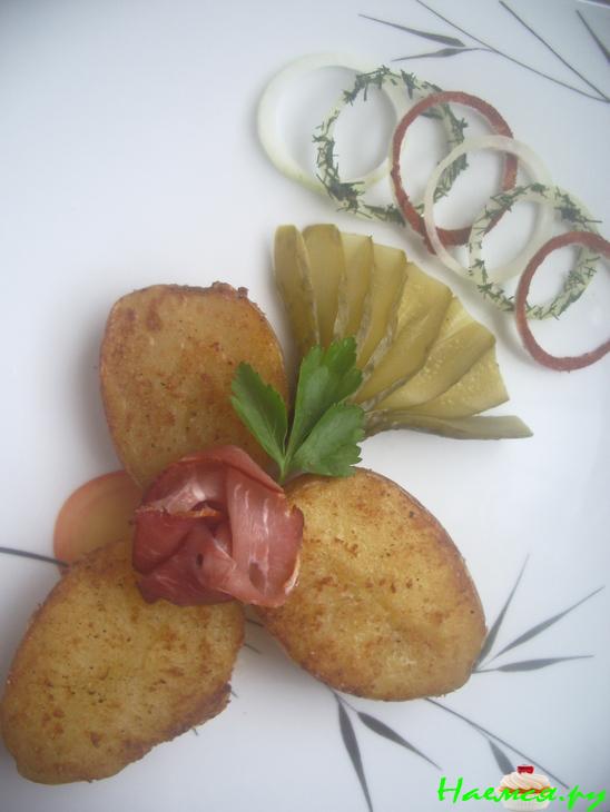 Молодой картофель в лёгкой панировке