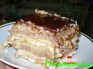 Торт печеньковый