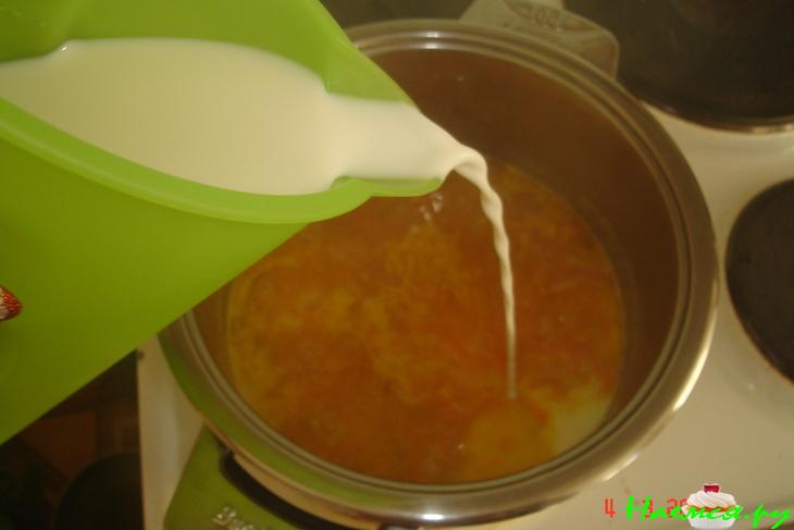 Рыбный супчик с консервированной горбушей