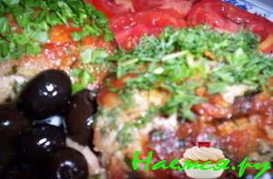 Сытный ужин с куриным окорочком Сытный ужин с куриным окорочком