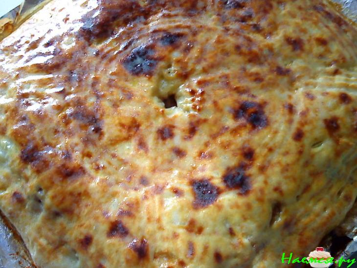 Пирог с мясной начинкой (вариант)