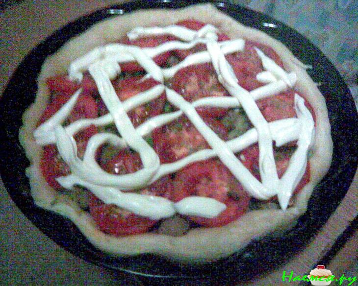 Пицца-пирог для постящихся и вегетарианцев