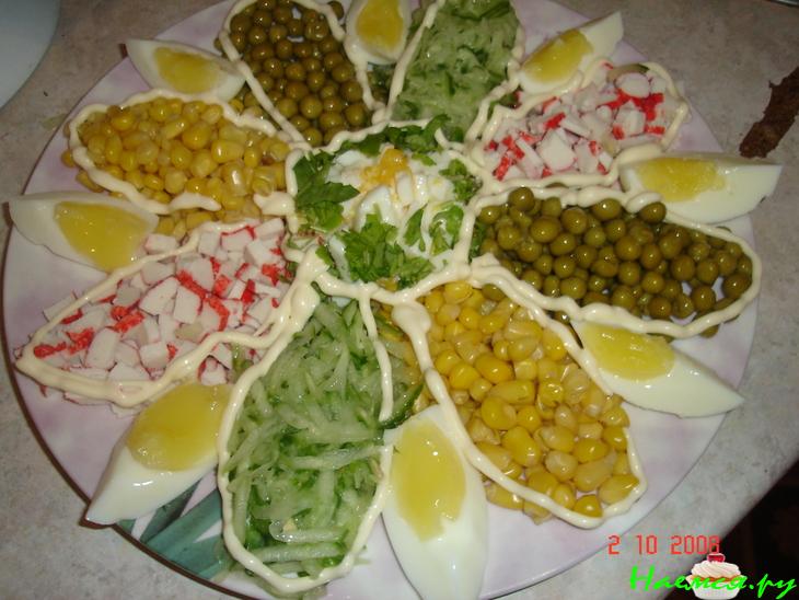 Салат "Цветок"