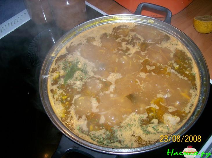 Калья (почти классический рассольник с почками) Калья (почти классический рассольник с почками)