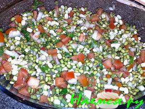 Салат из пророщенной сои