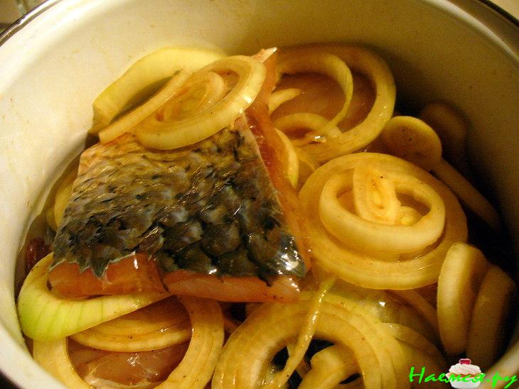 Кефаль в фольге