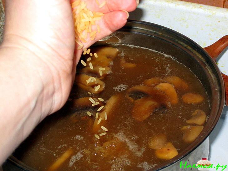 Суп из грибов ассорти из запасов Суп из грибов ассорти из запасов