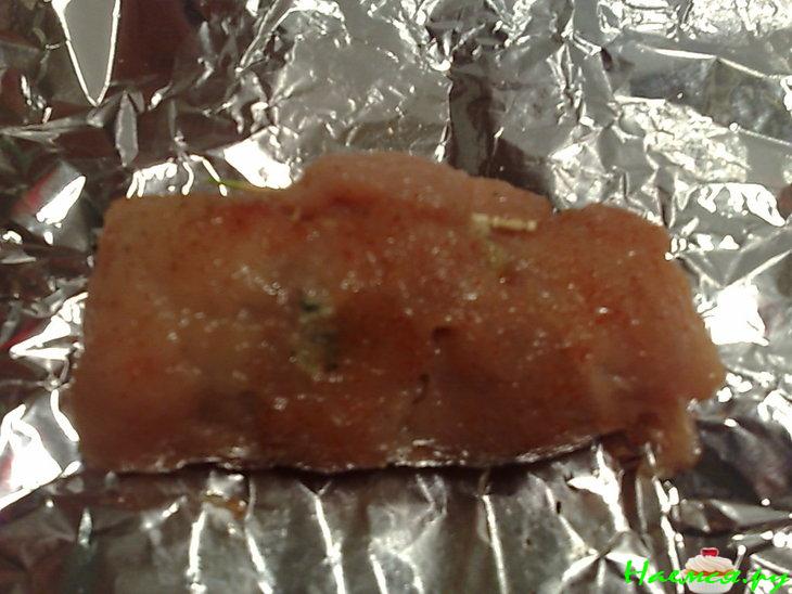 Куриные рулетики в фольге Куриные рулетики в фольге