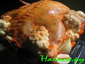 Курочка фаршированная (без костей)