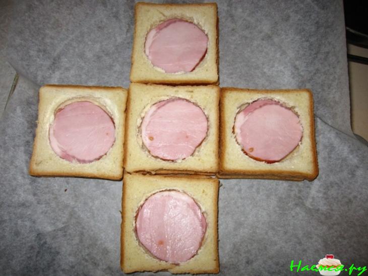 Горячий бутерброд с яйцом