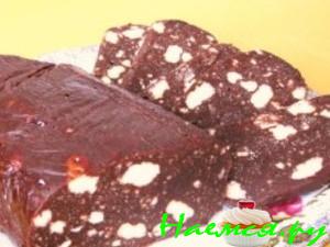 Шоколадная колбаска Шоколадная колбаска